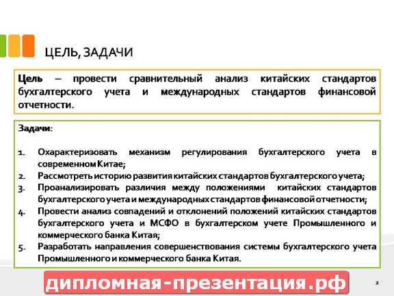 Презентация по дипломной работе по бухгалтерскому учету образец