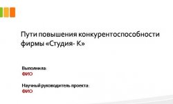 Дипломная презентация по менеджменту организации