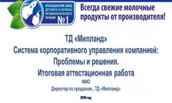 Дипломная презентация по корпоративному управлению компанией
