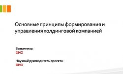 Дипломная презентация по управлению организацией