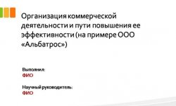 Дипломная презентация по менеджменту