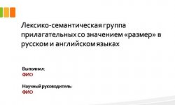 Дипломная презентация по английскому языку
